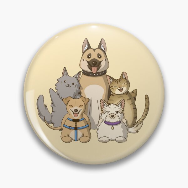 Item preview, King the Floof and Furriends designed and sold by Kyna Arts.
