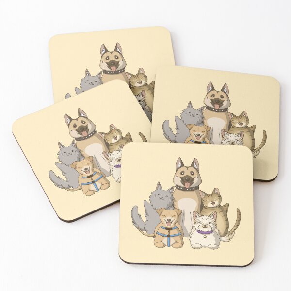 Item preview, King the Floof and Furriends designed and sold by Kyna Arts.