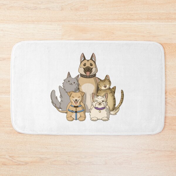 Item preview, King the Floof and Furriends designed and sold by Kyna Arts.