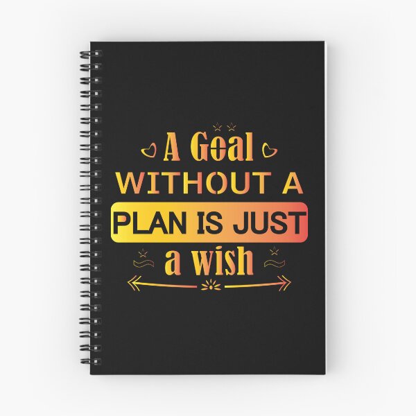 Item preview, A Goal Without A Plan Is Just A Wish  designed and sold by CadDesignerr.