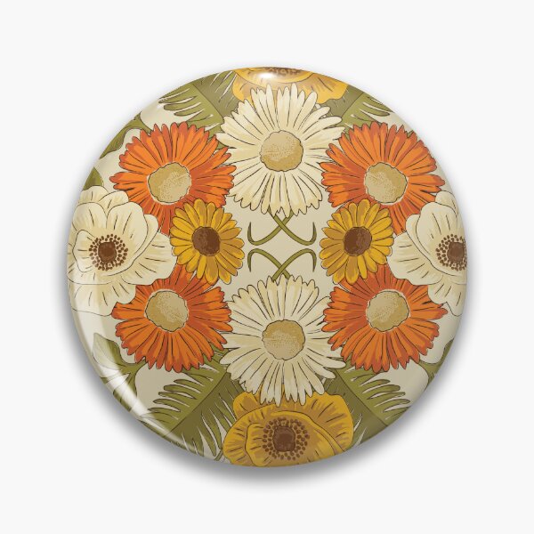 Item preview, 1970s Retro Floral  designed and sold by somecallmebeth.
