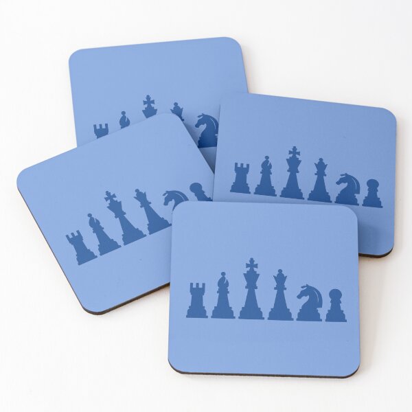 Item preview, Blue Chess Lineup designed and sold by artandboardgame.