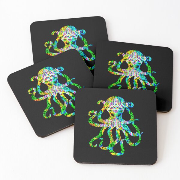 Item preview, Polynesian Tatau Tribal Octopus Pattern designed and sold by aokshirts.