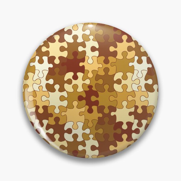 Item preview, Puzzled (Gold) designed and sold by Art by Kendra Crae.