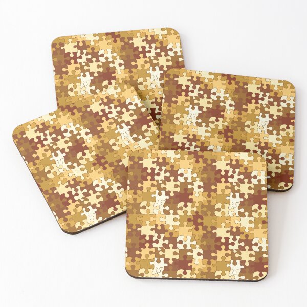 Item preview, Puzzled (Gold) designed and sold by Art by Kendra Crae.
