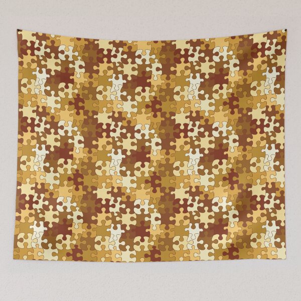Item preview, Puzzled (Gold) designed and sold by Art by Kendra Crae.