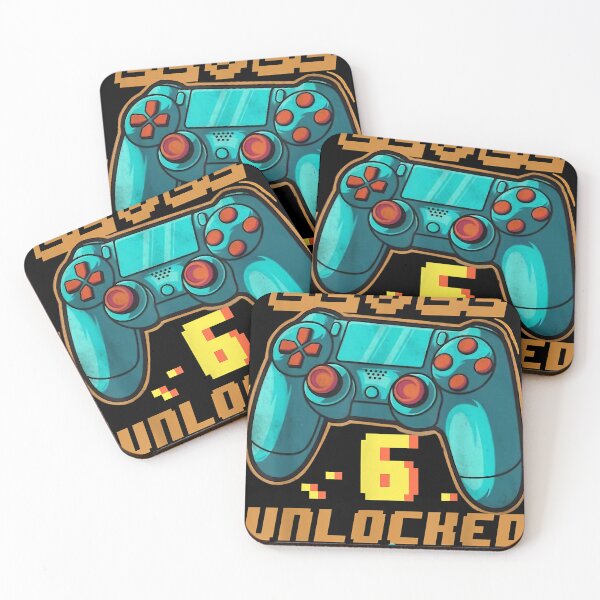 Item preview, Level 6 Unlocked Official Teenager 6thBirthday Gamer designed and sold by ERICDREWS.