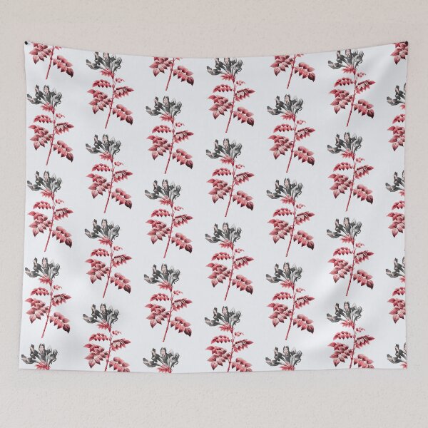 Item preview, Bignonia Capensis Flower, Alternative Illustration - Black and Red Rose designed and sold by DaphneKstudio .