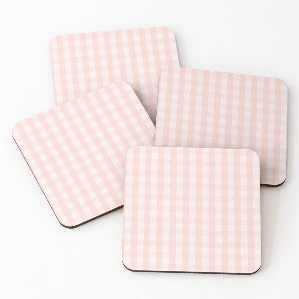 Item preview, light pink gingham check, checkers, checked, checkered, checkerboard pattern designed and sold by zzzozzo.