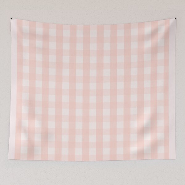 Item preview, light pink gingham check, checkers, checked, checkered, checkerboard pattern designed and sold by zzzozzo.