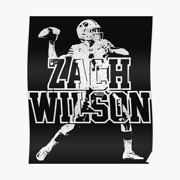 Zach Wilson Football Edit Tapestries Jets - Zach Wilson - Posters and Art  Prints