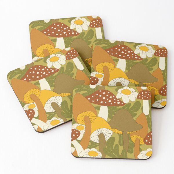 Item preview, 1970s Retro Flora & Funga designed and sold by TursiArt.