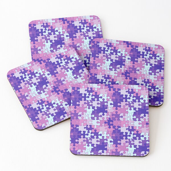 Item preview, Puzzled (Neon) designed and sold by Art by Kendra Crae.