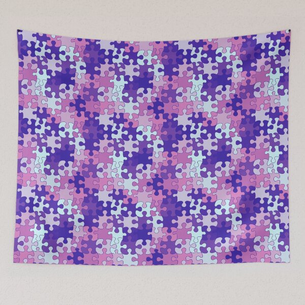 Item preview, Puzzled (Neon) designed and sold by Art by Kendra Crae.