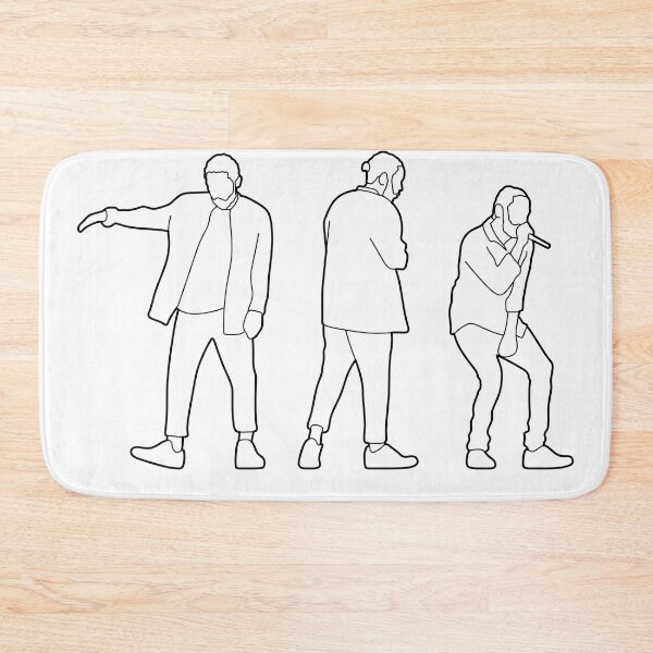 Item preview, minimal kendrick lamar silhouettes designed and sold by SimonNeedham.