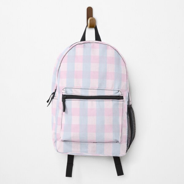 Item preview, light blue & pink gingham check, checkers, checked, checkered, checkerboard pattern designed and sold by zzzozzo.