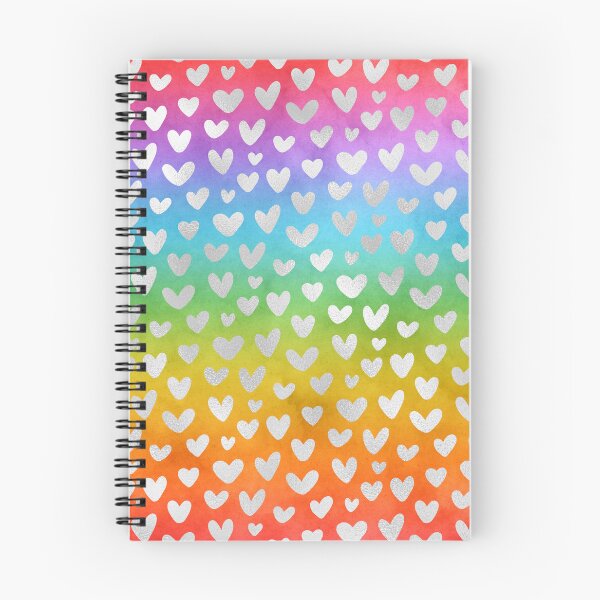 Item preview, Pride Rainbow Hearts Pattern designed and sold by stringtheories.