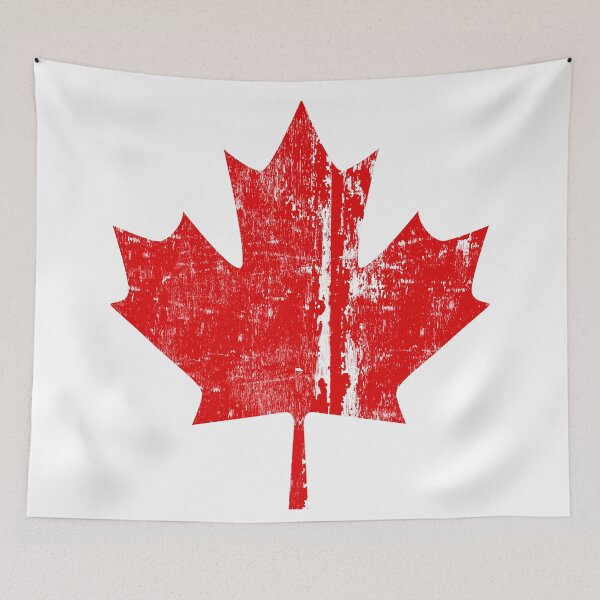 Item preview, Canada - Maple Leaf Woodcut Grunge designed and sold by f22design.