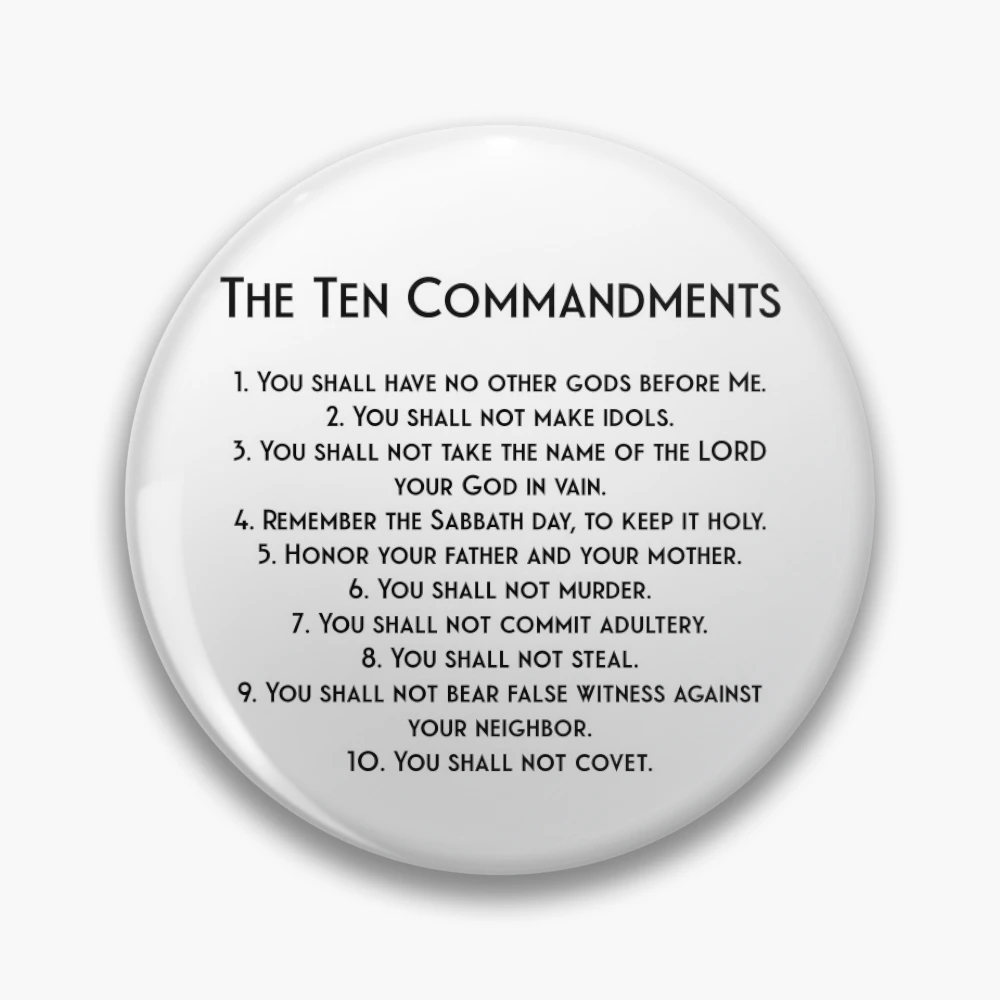 10 Commandments Nkjv Printable