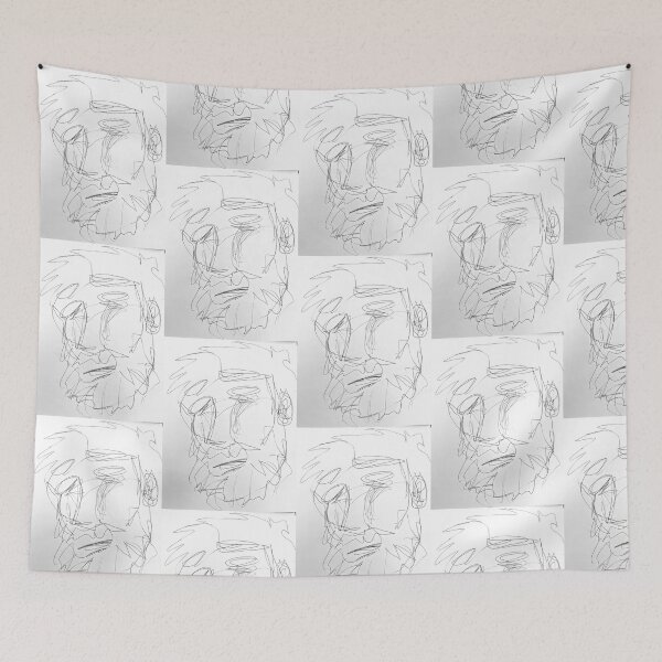 Item preview, Continuous Line Drawing - Beard Guy designed and sold by arfff.