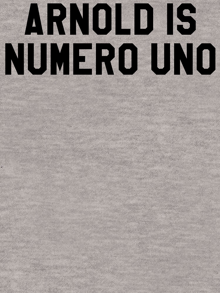 Arnold Numero Uno No Lifts No Gifts! Christmas Shirt Poster