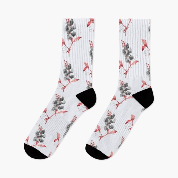 Item preview, Everlasting Pea Flower, Alternative Illustration - Black and Red Rose designed and sold by DaphneKstudio .