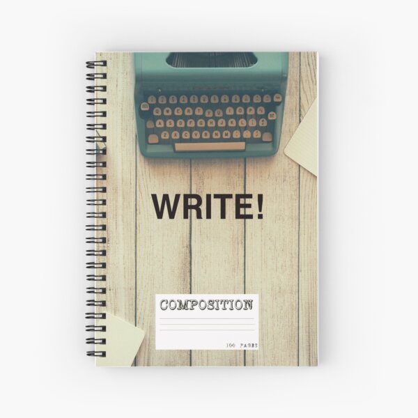 Write Me (Blank) Spiral Notebook for Sale by seacargocollect