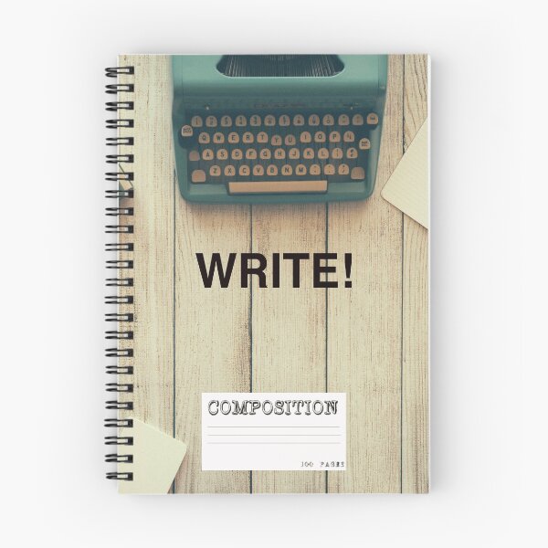 Item preview, Write! Composition notebook designed and sold by pj11463.