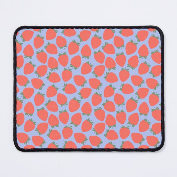Item preview, Cute Strawberries on a Blue Background designed and sold by Jessa Moon.