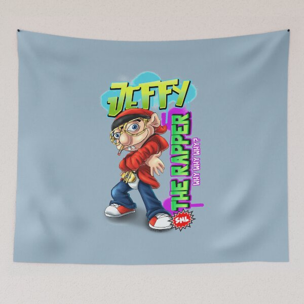 Item preview, Overcome The Enemy Jeffy The Rapper Funny Sml Character Retro designed and sold by Suicannout121.