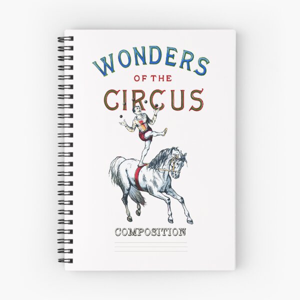 Item preview, Wonders of the circus composition notebook designed and sold by pj11463.