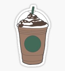 chocolate frappe Sticker