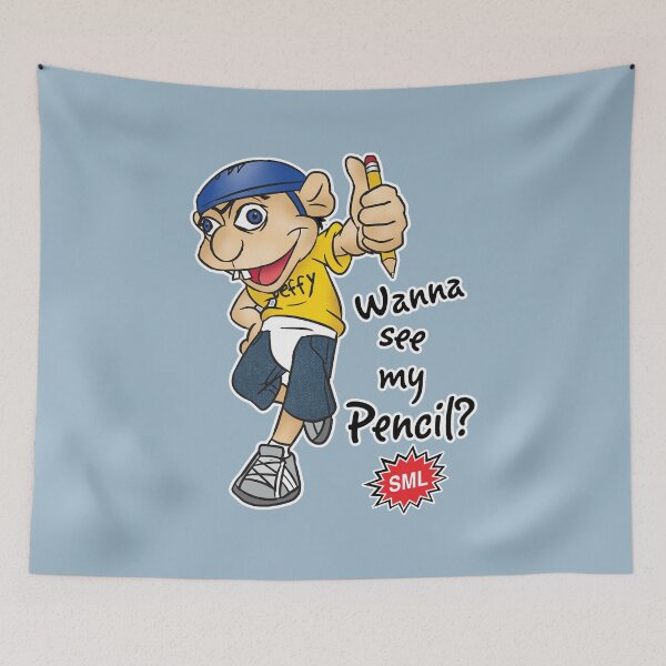 Item preview, Overcome The Enemy Jeffy Wanna See My Pencil Funny Sml Character Vintage designed and sold by Suicannout121.