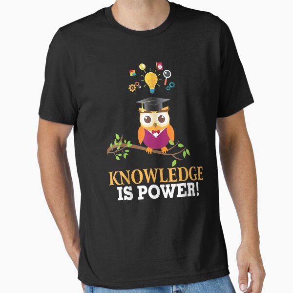 Item preview, Knowledge Is Power T-Shirt Owl First Day Of Back to School designed and sold by AndlerHershel.