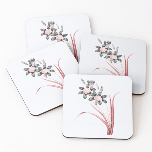 Item preview, Harlequin Flower, Alternative Illustration - Black and Red Rose designed and sold by DaphneKstudio .
