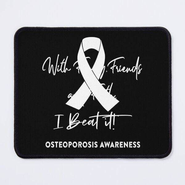 Item preview, Osteoporosis Warrior - With Family, Friends, and Faith - I BEAT IT! designed and sold by Robbsyn.