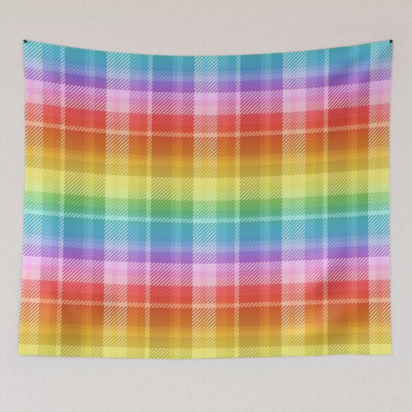 Item preview, Pride Rainbow Plaid Pattern designed and sold by stringtheories.