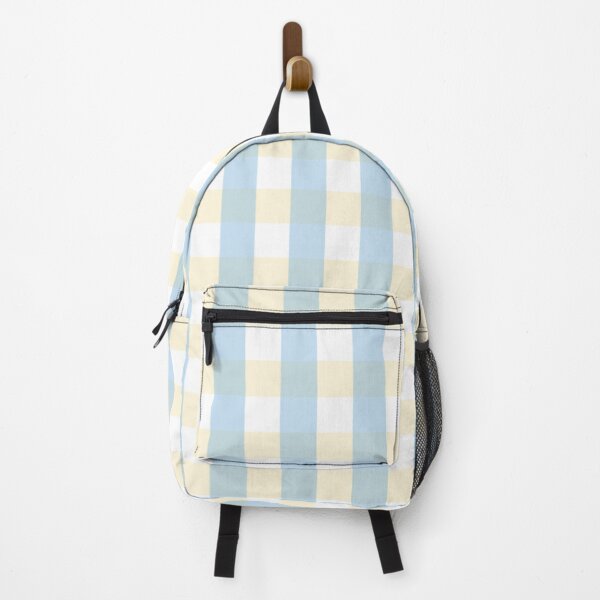 Item preview, yellow & blue gingham check, checkers, checked, checkered, checkerboard pattern designed and sold by zzzozzo.