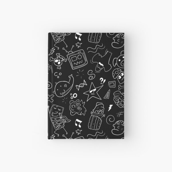 Doodles Black and White Hardcover Journal