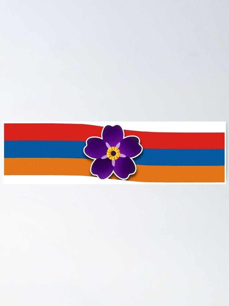 "Armenian me Not Flower" Poster for Sale by doniainart Redbubble
