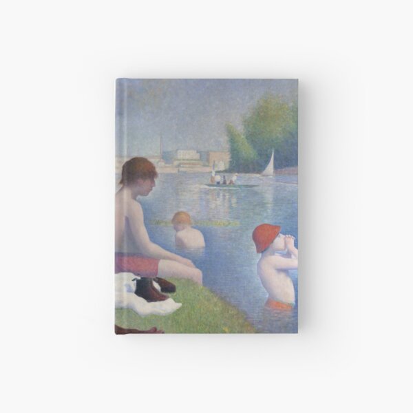 Bathers at Asnieres by Georges Seurat Hardcover Journal