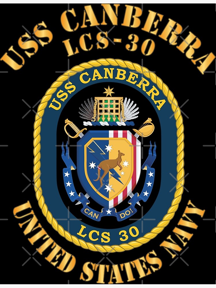 Lienzo for Sale con la obra Armada USS Canberra LCS 30 X 300