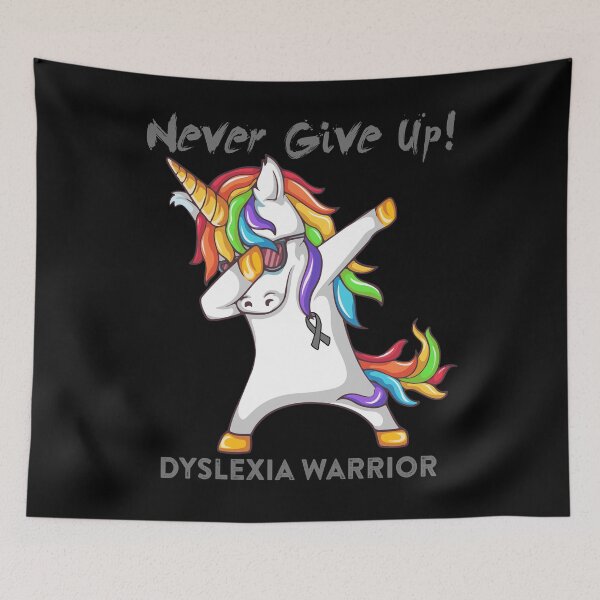 Item preview, Dyslexia Warrior - Never Give Up! - Support Dyslexia Warrior Gifts designed and sold by whlrcheryl.