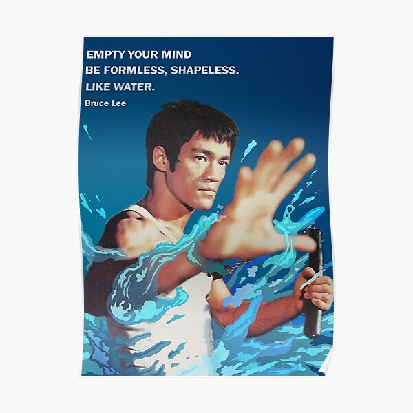 Leeren Sie Ihren Geist Poster