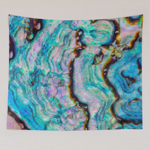 Item preview, Abstract Paua Abalone Shell Texture Pattern, Polished Paua Abalone Shell, Multicolor Paua Abalone Shell Haliotis Background, Shiny Mother Of Pearl Paua Abalone Shell designed and sold by Trendymotion.