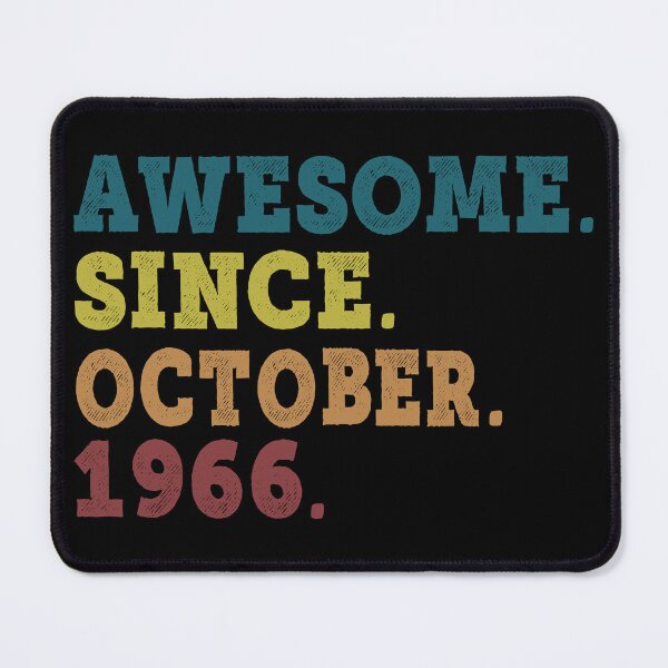 Item preview, Awesome Since October 1966 Retro Vintage 56th Birthday Gift designed and sold by designbychow.