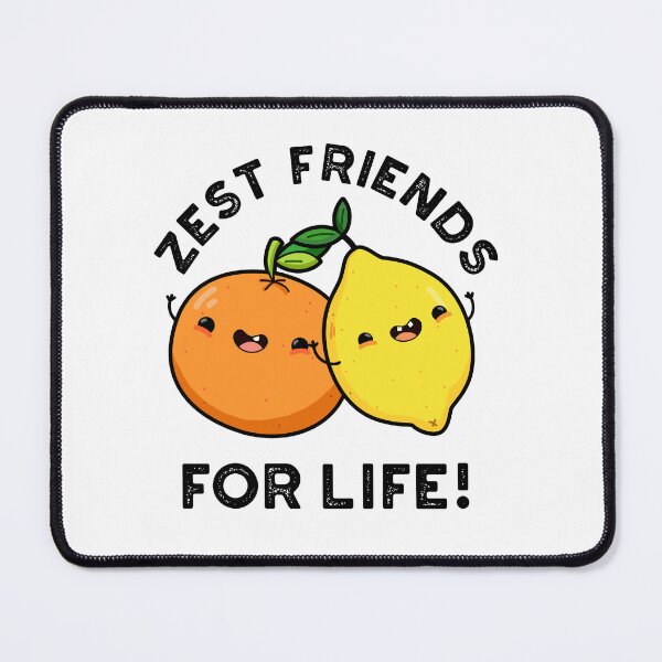 Item preview, Zest Friends For Life Funny Fruit Puns designed and sold by punnybone.
