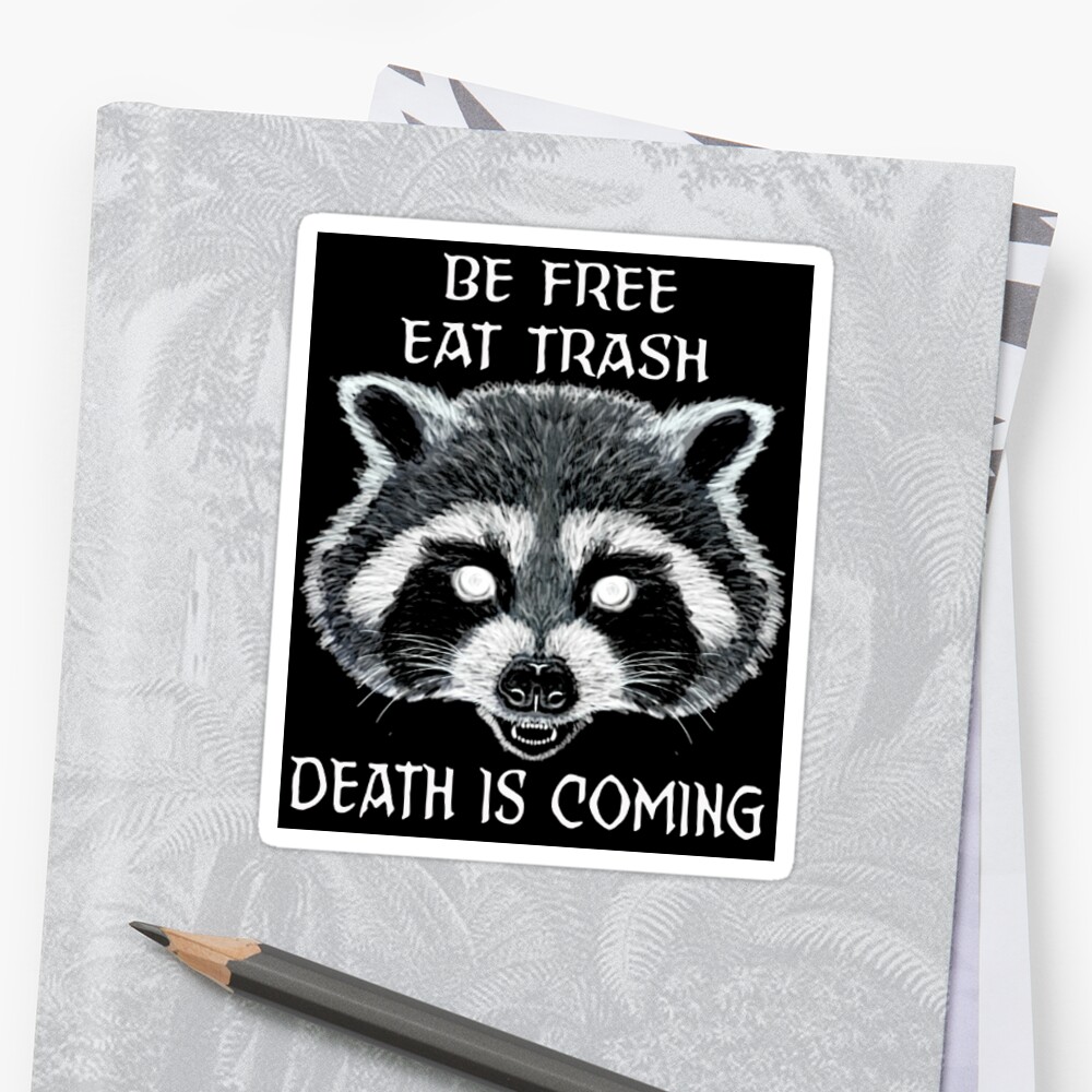 trash-panda-meme-sticker-by-shayneofthedead-redbubble