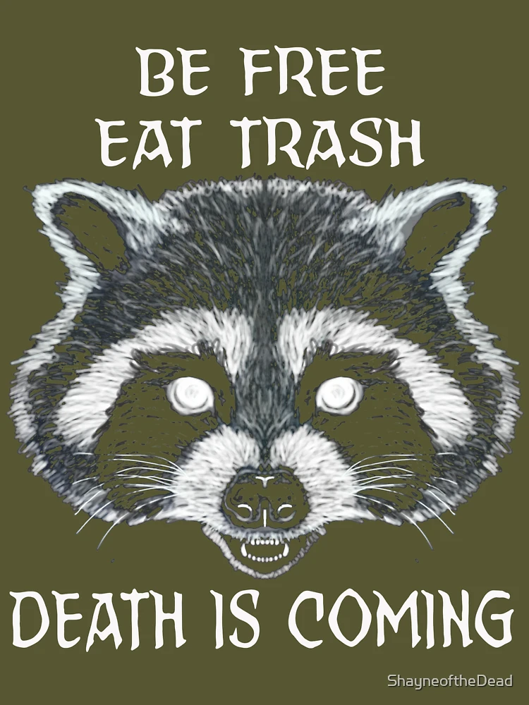 Live Fast Eat Trash Raccoon Opossum Shirt – Wicked Clothes