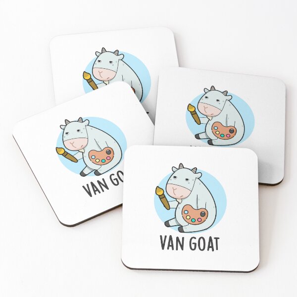 Item preview, Van Goat Funny Artist Pun designed and sold by punnybone.